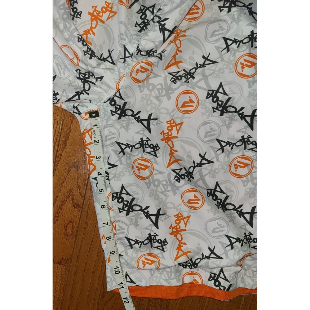 Men's Protege Reversible Shorts Graffiti Sz Lg Orange White Black Drawstring - Picture 5 of 9
